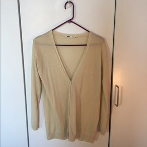 White Wool Carrdigan, Uniqlo